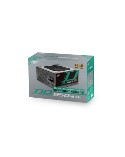 კვების ბლოკი DEEPCOOL DQ850-M-V2L 850W PSU With 80Plus Gold Certified 120mm fan