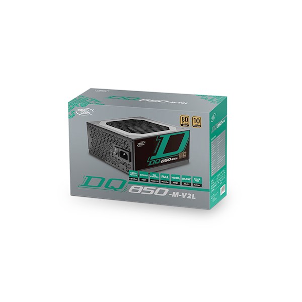კვების ბლოკი DEEPCOOL DQ850-M-V2L 850W PSU With 80Plus Gold Certified 120mm fan