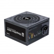 კვების ბლოკი Zalman Power supply MegaMax 500-TXII (500W), 200-240 VAC,86%, 80+,aPFC,120mm,MB24,CPU(4+8)
