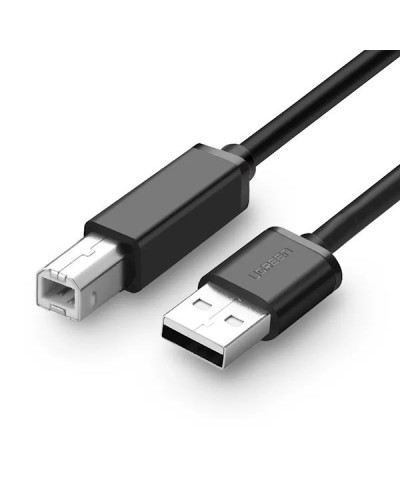 პრინტერის კაბელი UGREEN US104 (10327) USB 2.0 A Male to B Male Printer Cable, 2m, Black