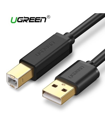 პრინტერის კაბელი UGREEN US135 (10350) USB 2.0 AM to BM print cable 1.5M