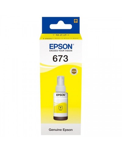 მელანი 673 C13T67344A, EPSON, ყვითელი