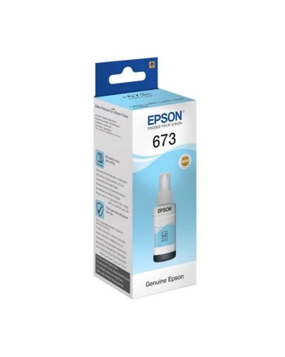 მელანი 673 C13T67354A, EPSON, ღია ლურჯი