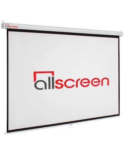 პროექტორის ეკრანი ALLSCREEN MANUAL PROJECTION SCREEN 160X160CM HD FABRIC CWP-6363