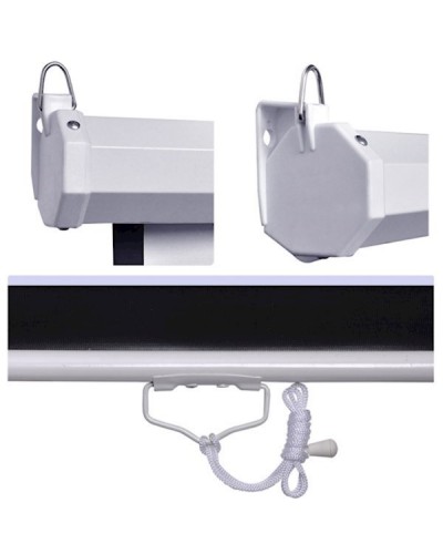 პროექტორის ეკრანი ALLSCREEN MANUAL PROJECTION SCREEN 160X160CM HD FABRIC CWP-6363