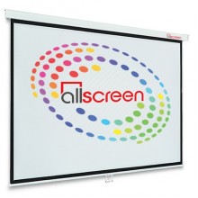  პროექტორის ეკრანი ALLSCREEN CWP-110110 MANUAL PROJECTION SCREEN 280X280CM HD FABRIC Diagonal 155 inch / 393 CM