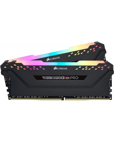 ოპერატიული მეხსიერება CORSAIR Vengeance RGB Pro 32GB (2 x 16GB) 288-Pin PC RAM DDR4 3200 (PC4 25600) Desktop Memory Model CMW32GX4M2E3200C16