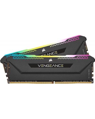 ოპერატიული მეხსიერება CORSAIR Vengeance RGB Pro SL 16GB (2 x 8GB) 288-Pin PC RAM DDR4 3200 (PC4 25600) Desktop Memory Model CMH16GX4M2E3200C16