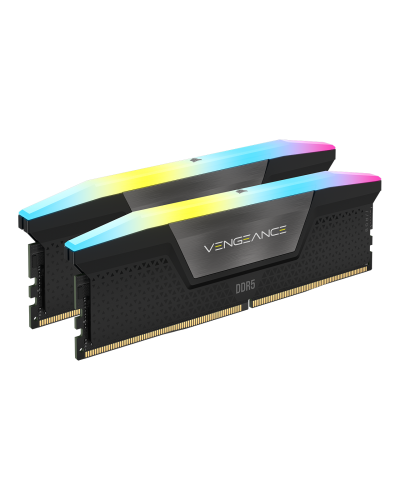 ოპერატიული მეხსიერება Corsair VENGEANCE RGB DDR5 32GB 6000MHz DUAL KIT CL36 - CMH32GX5M2E6000C36