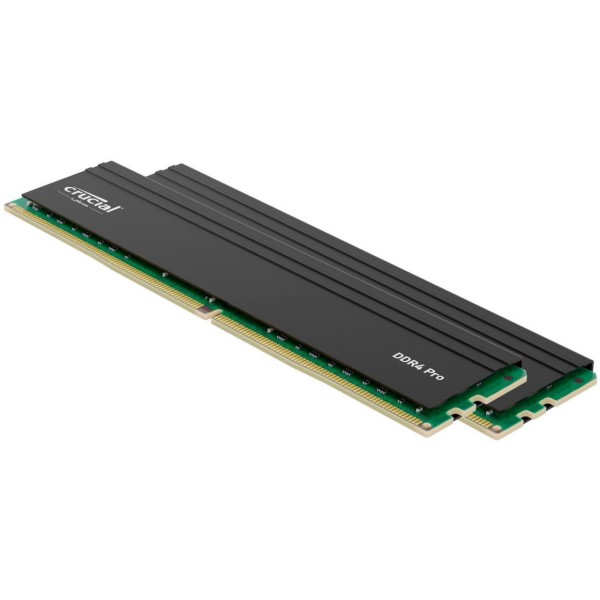 ოპერატიული მეხსიერება Crucial Pro 32GB (2 x 16GB) 288-Pin PC RAM DDR4 3200 (PC4 25600) Desktop Memory Model CP2K16G4DFRA32A