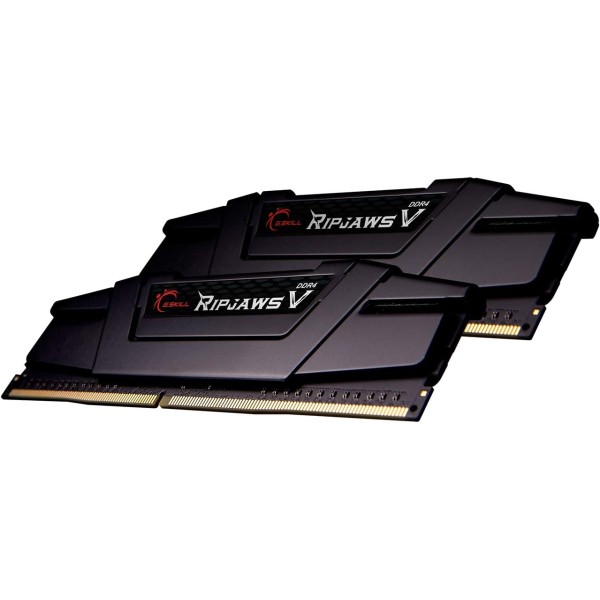 ოპერატიული მეხსიერება G.SKILL Ripjaws V Series (Intel XMP) DDR4 RAM 32GB (2x16GB) 4000MT/s CL18-22-22-42 1.40V Desktop Computer Memory UDIMM - Black (F4-4000C18D-32GVK)