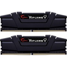 ოპერატიული მეხსიერება G.SKILL Ripjaws V Series (Intel XMP) DDR4 RAM 32GB (2x16GB) 4000MT/s CL18-22-22-42 1.40V Desktop Computer Memory UDIMM - Black (F4-4000C18D-32GVK)