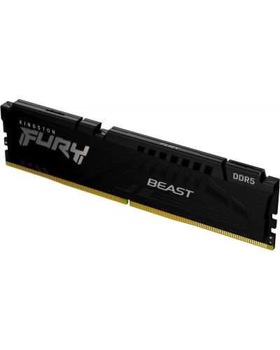 ოპერატიული მეხსიერება Kingston Fury Beast 16GB 6000MHz DDR5 CL40 DIMM Single Module Desktop Memory KF560C40BB-16 Black