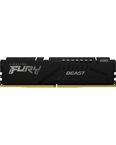 ოპერატიული მეხსიერება Kingston Fury Beast 16GB 6000MHz DDR5 CL40 DIMM Single Module Desktop Memory KF560C40BB-16 Black