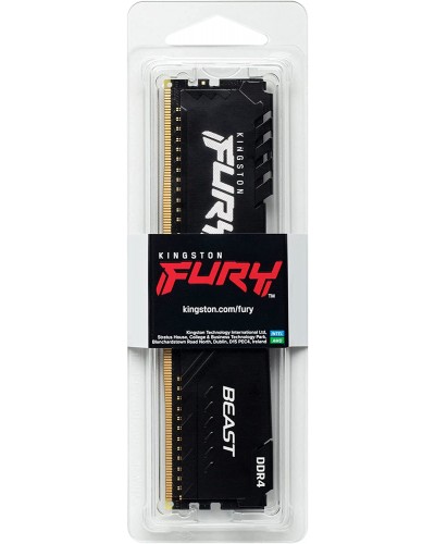 ოპერატიული მეხსიერება Kingston Fury Beast 16GB DDR4 3200MHz (KF432C16BB1/16)