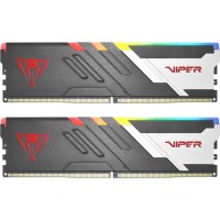 ოპერატიული მეხსიერება Patriot Viper Venom RGB DDR5 32GB (2 x 16GB) 7400MHz UDIMM Desktop Gaming Memory KIT - PVVR532G740C36K