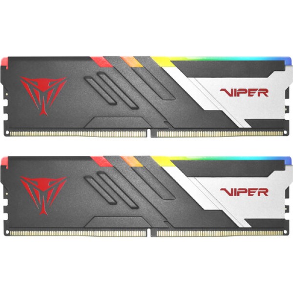 ოპერატიული მეხსიერება Patriot Viper Venom RGB DDR5 32GB (2 x 16GB) 7400MHz UDIMM Desktop Gaming Memory KIT - PVVR532G740C36K