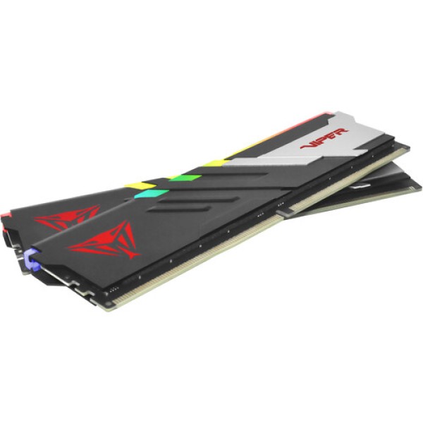 ოპერატიული მეხსიერება Patriot Viper Venom RGB DDR5 32GB (2 x 16GB) 7400MHz UDIMM Desktop Gaming Memory KIT - PVVR532G740C36K