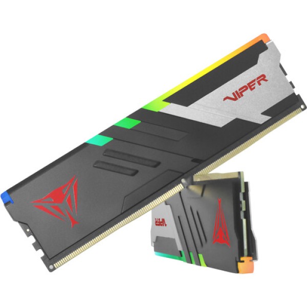 ოპერატიული მეხსიერება Patriot Viper Venom RGB DDR5 32GB (2 x 16GB) 7400MHz UDIMM Desktop Gaming Memory KIT - PVVR532G740C36K