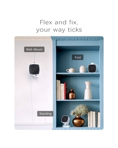 ვიდეო სათვალთვალო კამერა Blurams A12S FoldVue, Indoor Security Camera, White