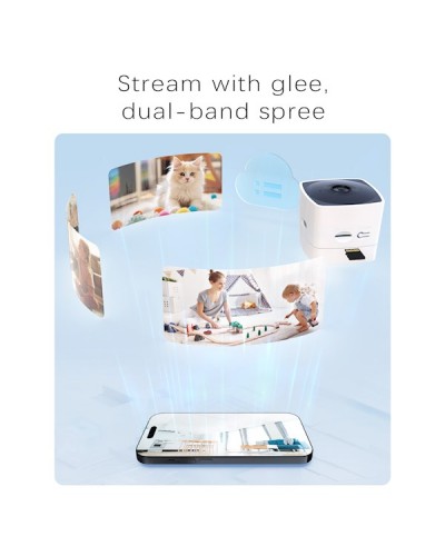 ვიდეო სათვალთვალო კამერა Blurams A12S FoldVue, Indoor Security Camera, White