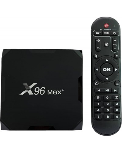 Android TV Box 4GB RAM 32GB ROM, Upgraded X96 Max+ Android Box Amlogic S905X3 Quad-core 2.4G + 5.8G WiFi Bluetooth 4.0 4K 60fps HDR Support