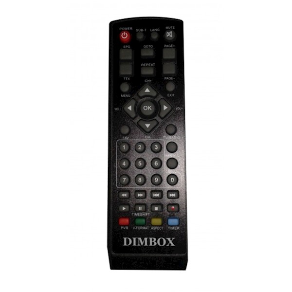TV მიმღები DIMBOX NC-100T2 DVB-T2 DIM BOX USB HDMI output black