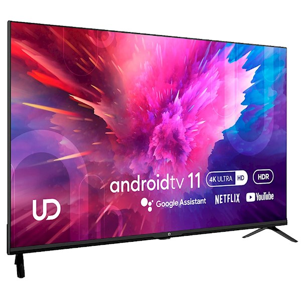 ტელევიზორი UDTV 43U6210, 43", 4K UHD, Smart TV, Android TV, USB, HDMI, LAN, BT, WIFI, Black
