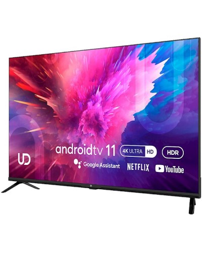 ტელევიზორი UDTV 43U6210, 43", 4K UHD, Smart TV, Android TV, USB, HDMI, LAN, BT, WIFI, Black