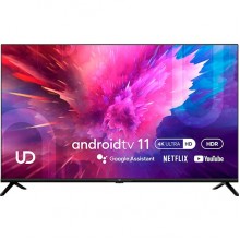 ტელევიზორი UDTV 43U6210, 43", 4K UHD, Smart TV, Android TV, USB, HDMI, LAN, BT, WIFI, Black