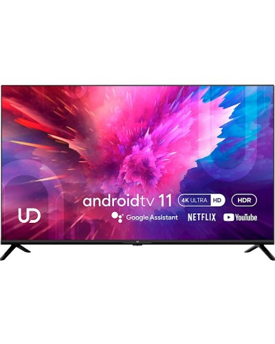 ტელევიზორი UDTV 43U6210, 43", 4K UHD, Smart TV, Android TV, USB, HDMI, LAN, BT, WIFI, Black