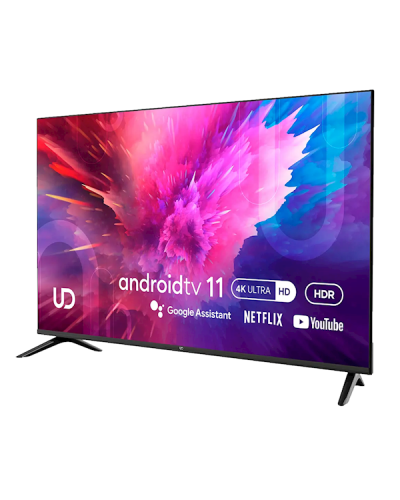 ტელევიზორი UDTV 55U6210, 55", 4K UHD, Smart TV, Android, HDMI, USB, LAN, BT, WIFI, Black