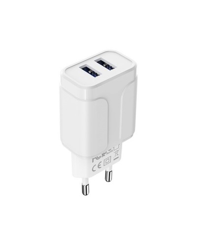 BOROFONE BA37A Speedy dual port charger set(Type-C)(EU)1m White