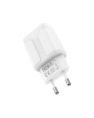 BOROFONE BA37A Speedy dual port charger set(Type-C)(EU)1m White
