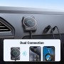 Bluetooth მიმღები UGREEN CM723(35002), Bluetooth 5.4 Aux Car Adapter, Black