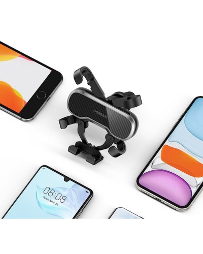 ტელეფონის სამაგრი მანქანისთვის UGREEN LP228 (80871) Gravity Phone Holder for Car (black)