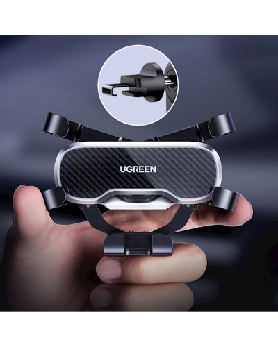 ტელეფონის სამაგრი მანქანისთვის UGREEN LP228 (80871) Gravity Phone Holder for Car (black)