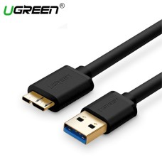 UGREEN US130 (10840) USB 3.0 A Male to Micro-B Male USB 3.0 Cable 0.5m (Black)