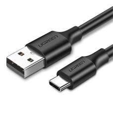 USB კაბელი UGREEN US288 (60118) USB to USB-C Cable Nickel Plating 2m (Black)