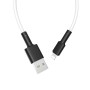 USB კაბელი BOROFONE BX31 Soft silicone charging data cable for Lightning White