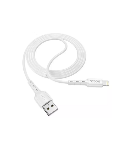 USB კაბელი Hoco DU01 Novel charging data cable for Lightning White