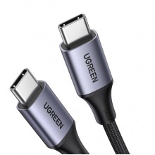 USB კაბელი UGREEN US535 (90440), Type-c to Type-c USB-C To USB-C, 2m, Black