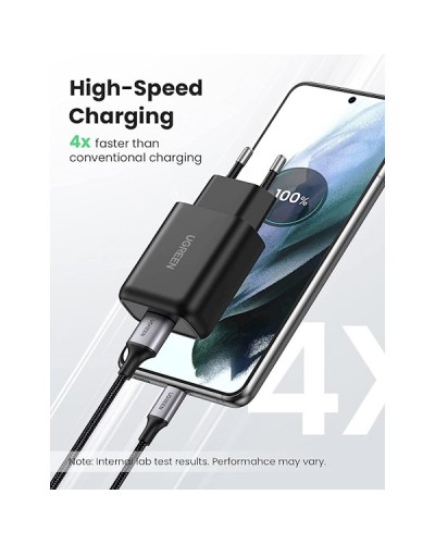 მობილურის დამტენი UGREEN 70273 Quick Charge 3.0 USB Charger EU Black