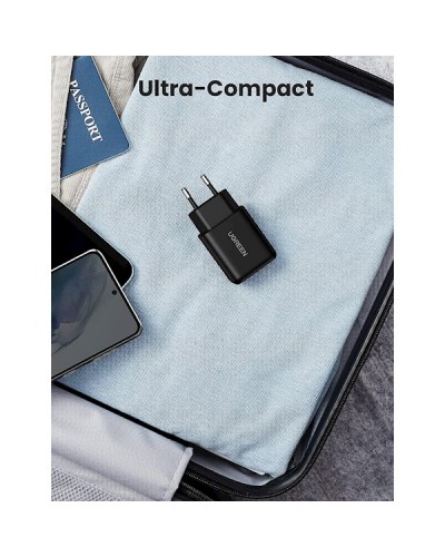 მობილურის დამტენი UGREEN 70273 Quick Charge 3.0 USB Charger EU Black