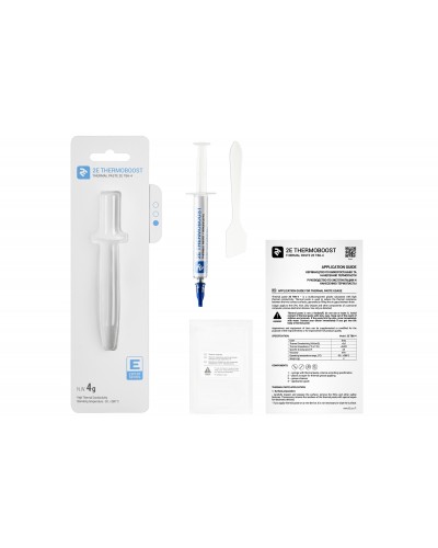 2E Thermal Paste THERMOBOOST EXPERT TB6-4, (5.6 W/m-K), 2 g, grey
