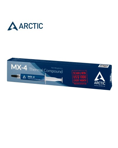 ARCTIC MX-4 8g - High Performance Thermal Compound [2019 Edition] ACTCP00008B