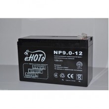 უწყვეტი კვების ბლოკის აკუმულატორი ENOT NP9.0-12 BATTERY 12 V / 9.0 AH