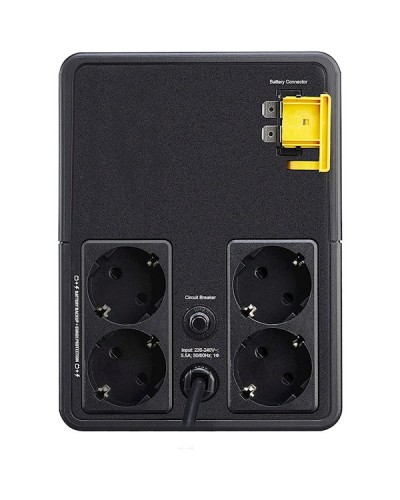 უწყვეტი კვების წყარო APC BVX1200LI-GR Easy UPS BVX 1200VA, 230V, AVR, Schuko Sockets, Black