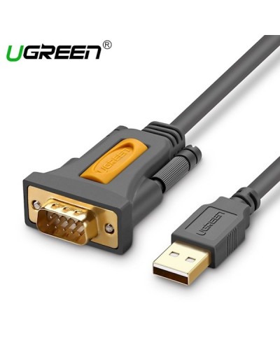 ადაპტერი UGREEN CR104 (20222) USB to DB9 RS232 Adapter Cable 2m