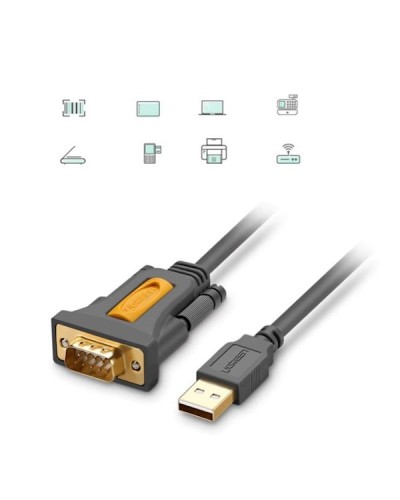 ადაპტერი UGREEN CR104 (20222) USB to DB9 RS232 Adapter Cable 2m